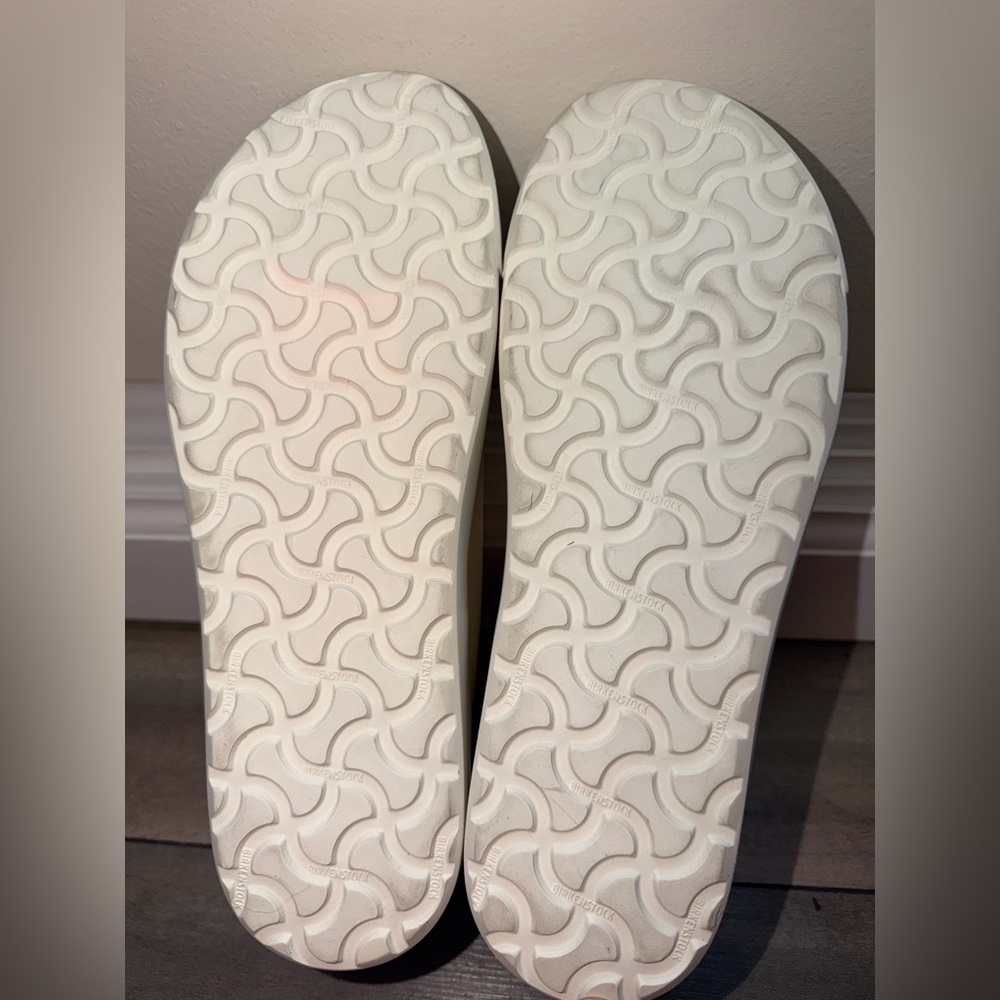 Birkenstock Bend Low Leather & Suede Sneakers - Matcha/Eggshell - Size 9 - Picture 5 of 12